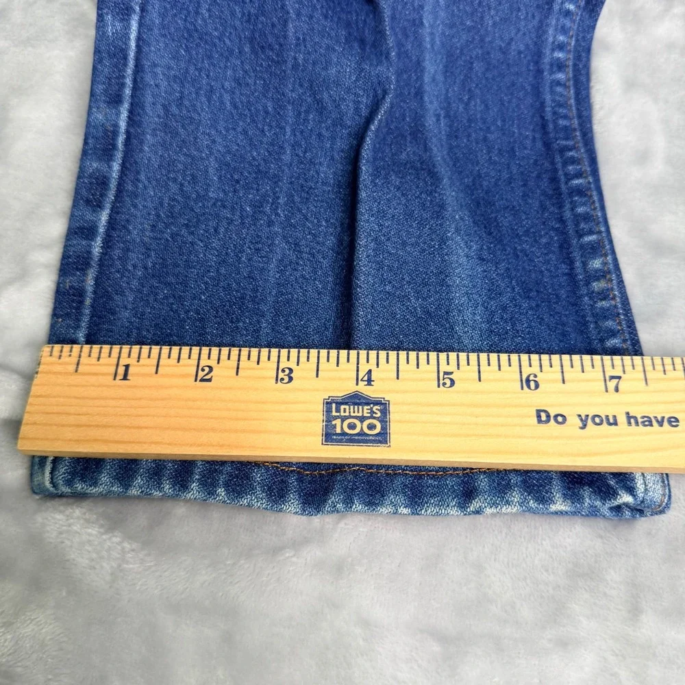 Wrangler 936PWD Cowboy Cut Slim Fit Jeans Men 32x32 Blue Rigid Denim 100% Cotton